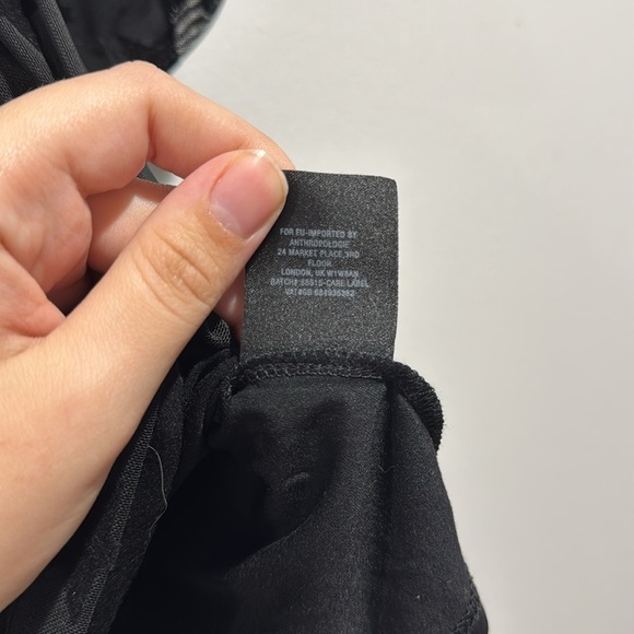 Anthropologie Maeve Black Star Off the Shoulder Top Size Small - Picture 8 of 9